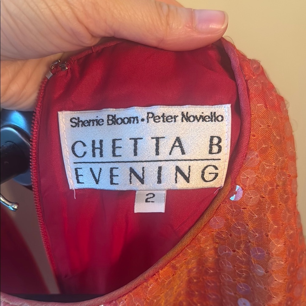 Chetta B Red Sequin Tank Top - Picture 6 of 6